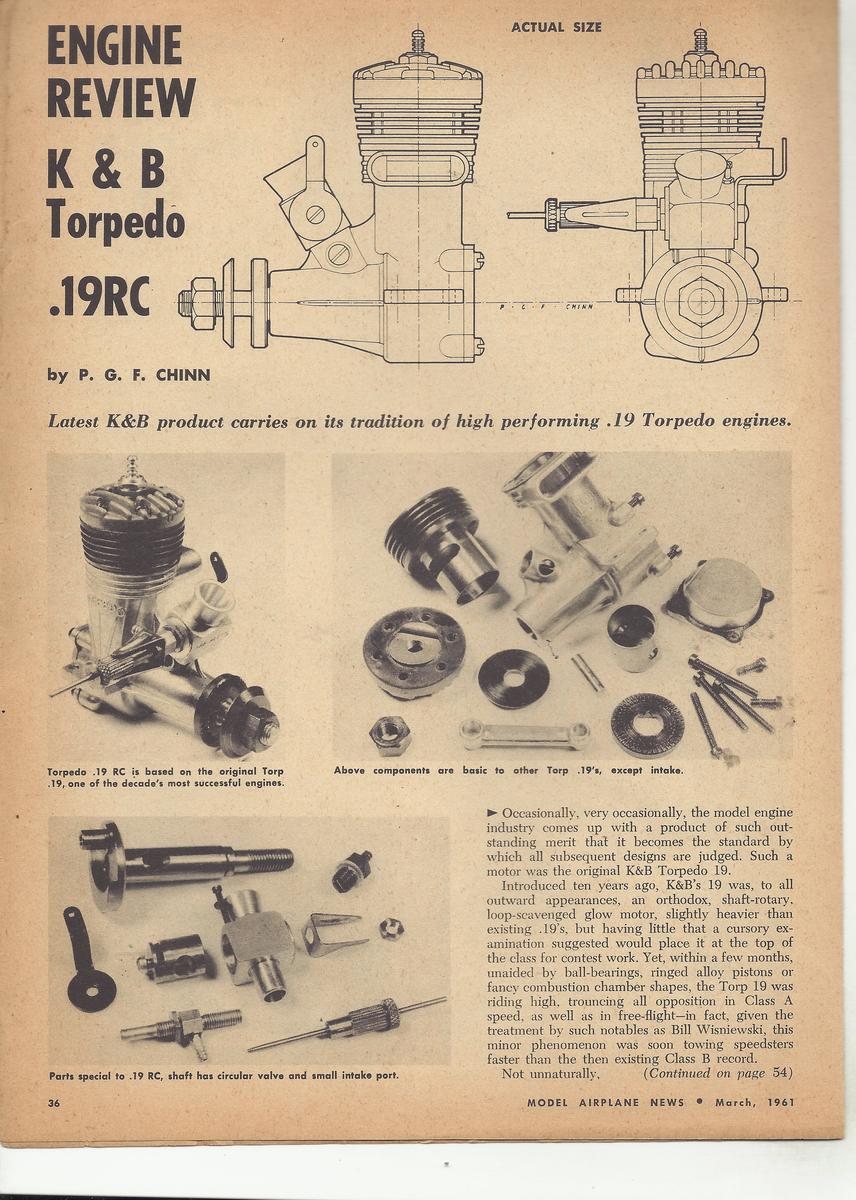 K&b rc clearance engines